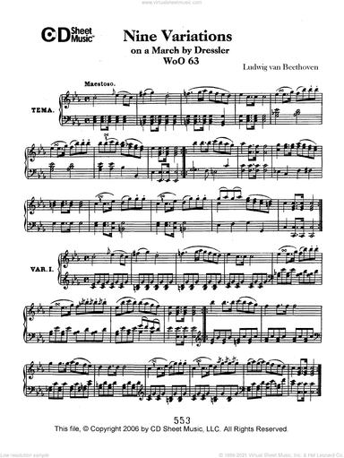 Variations (9) On A March By Dressler, Woo 63