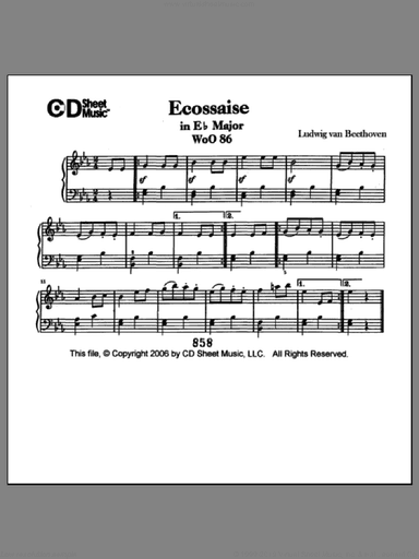Minuet In E-flat Major, Woo 82