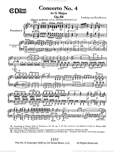 Concerto No. 4 In G Major, Op. 58