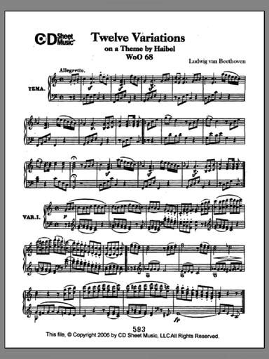 Variations (12) On A Theme By Haibel, Woo 68