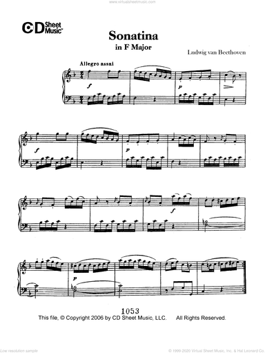 Sonatina In F Major