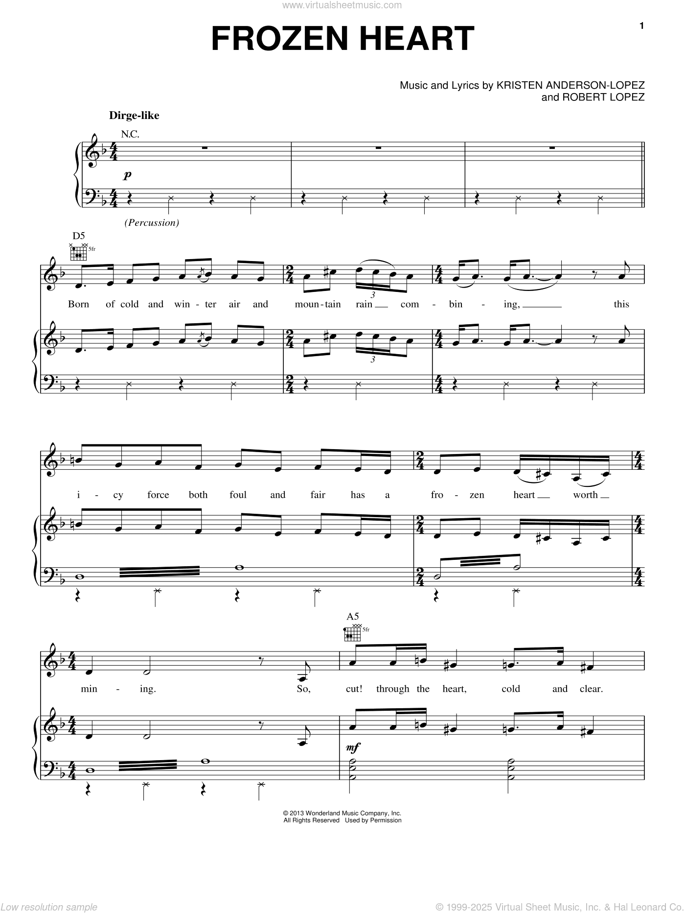 Frozen Heart (from Disney's Frozen)
