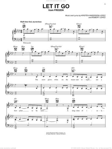 Let It Go (from Frozen)