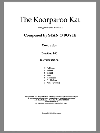 The Koorparoo Kat (COMPLETE)