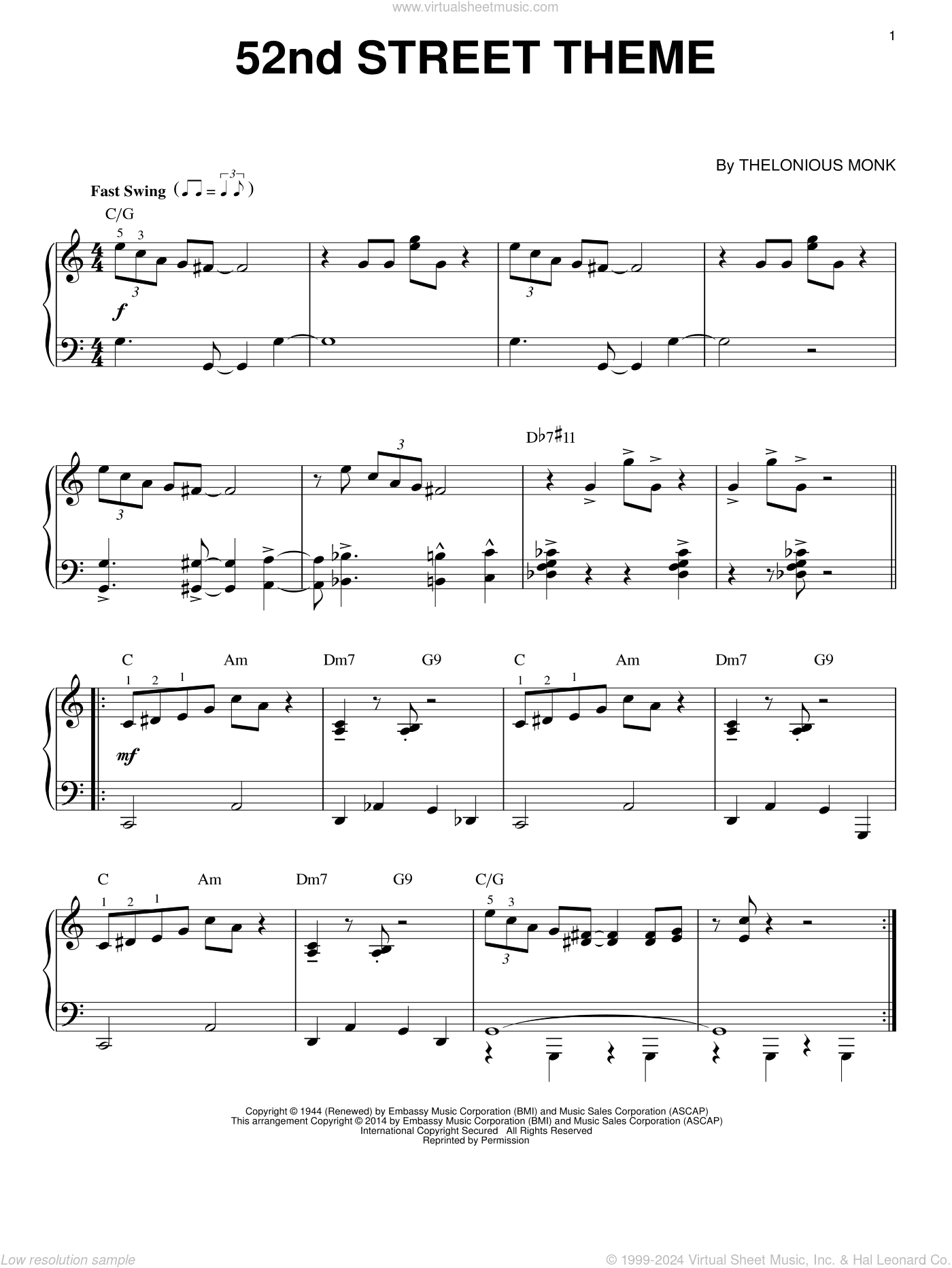 52nd Street Theme