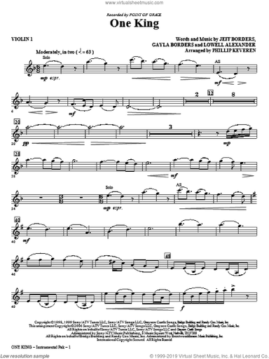 One King (arr. Phillip Keveren)