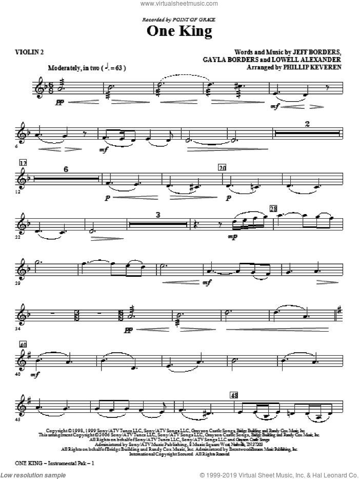 One King (arr. Phillip Keveren)
