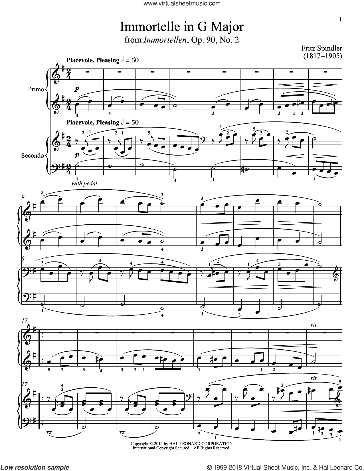 Immortelle In G Major
