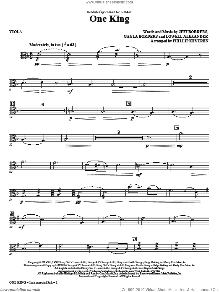 One King (arr. Phillip Keveren)