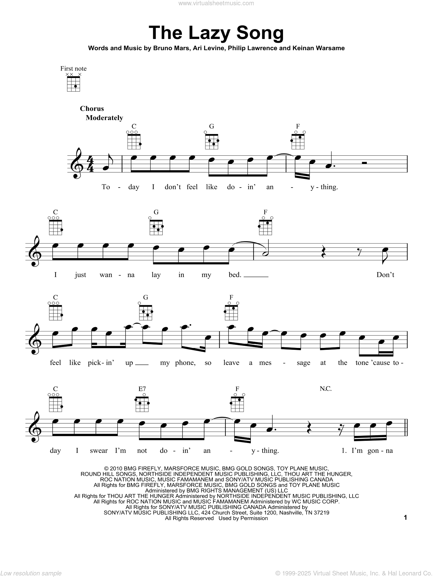 The Lazy Song