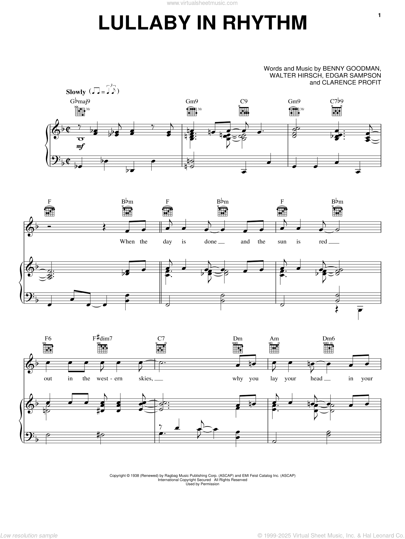 Lullaby In Rhythm