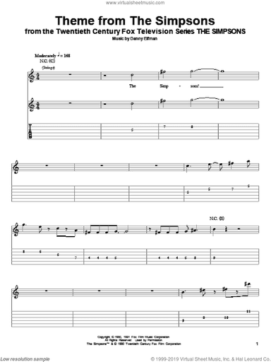 Theme From The Simpsons