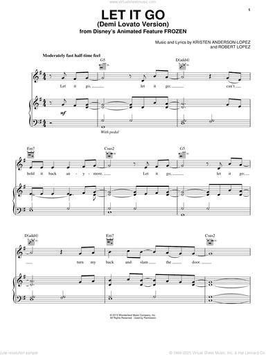 Let It Go (from Frozen) (Demi Lovato version)