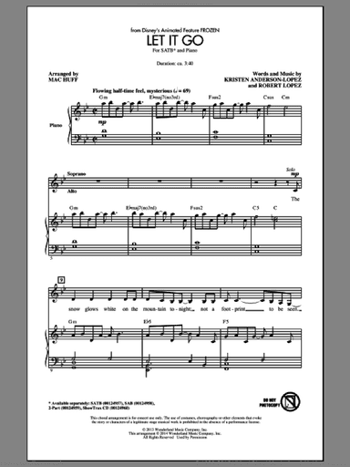 Let It Go (from Frozen) (arr. Mac Huff)