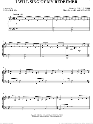 I Will Sing Of My Redeemer