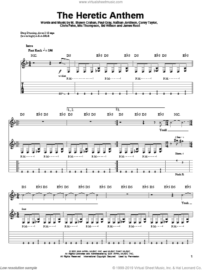 The Heretic Anthem