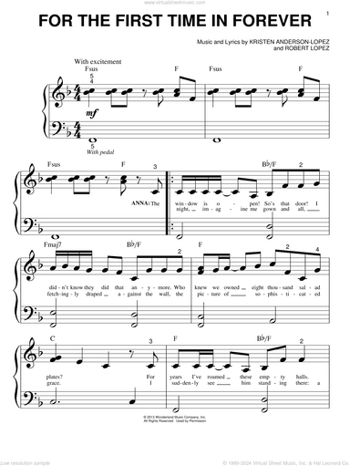 For The First Time In Forever (from Frozen)