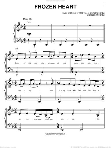 Frozen Heart (from Disney's Frozen)
