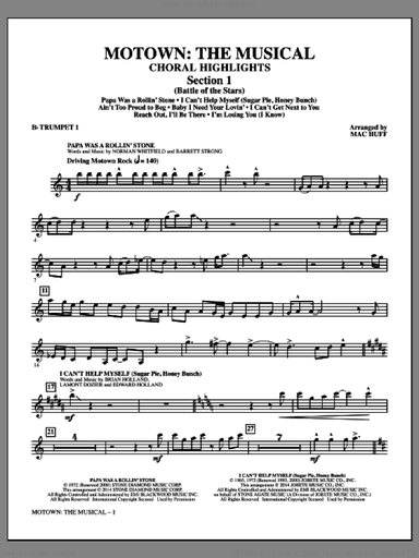 Motown: The Musical (Choral Highlights)
