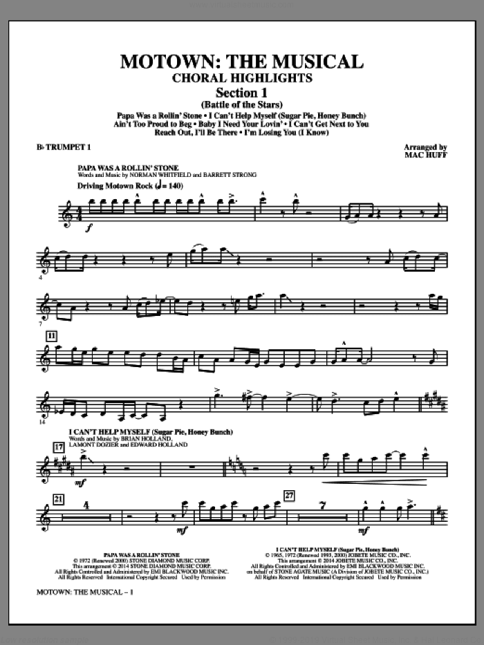 Motown: The Musical (Choral Highlights)