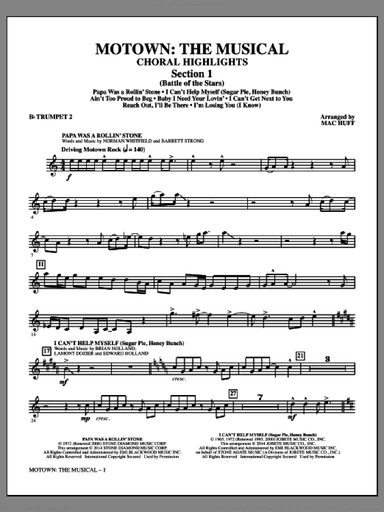 Motown: The Musical (Choral Highlights)