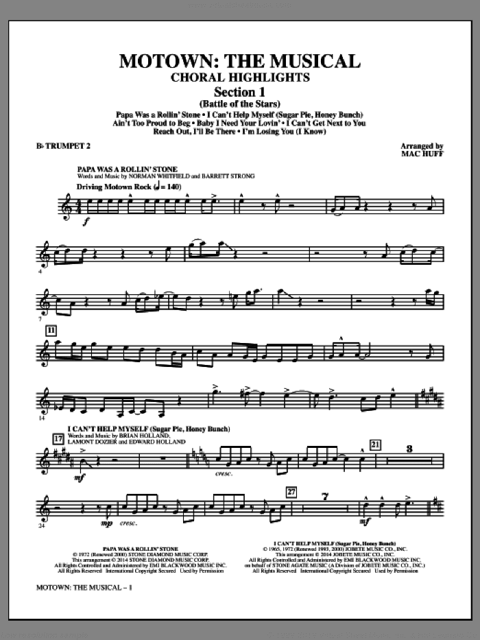Motown: The Musical (Choral Highlights)