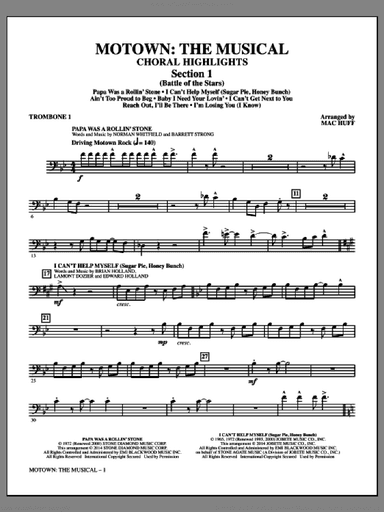 Motown: The Musical (Choral Highlights)