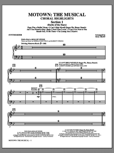 Motown: The Musical (Choral Highlights)