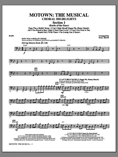 Motown: The Musical (Choral Highlights)