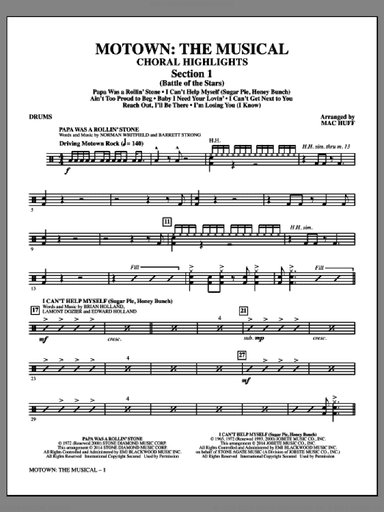Motown: The Musical (Choral Highlights)