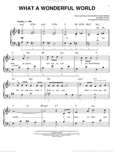 What A Wonderful World (arr. Phillip Keveren)