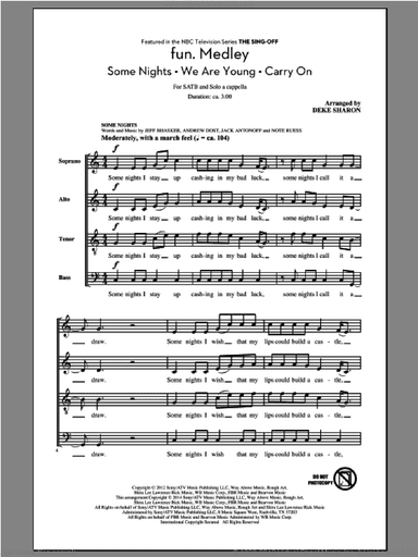 fun. Medley (from the Sing-Off) (arr. Deke Sharon)