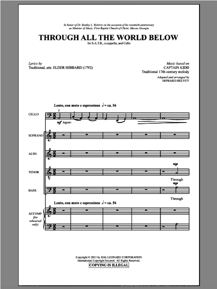 Through All The World Below