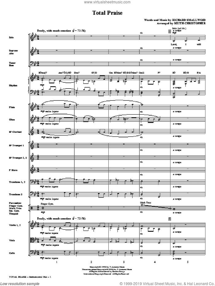 Total Praise (complete set of parts)