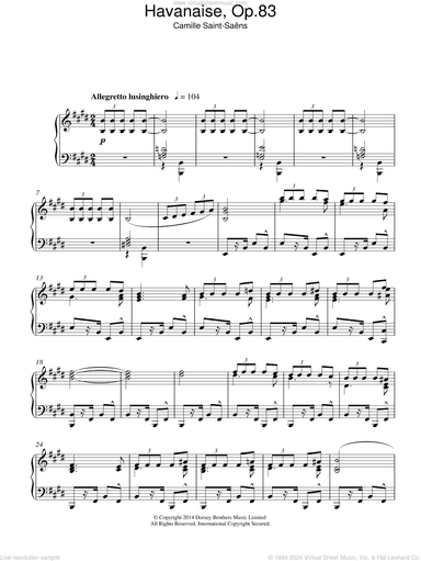 Havanaise Op. 83