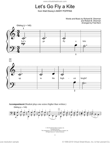 Let's Go Fly A Kite (from Mary Poppins) (arr. Fred Kern)