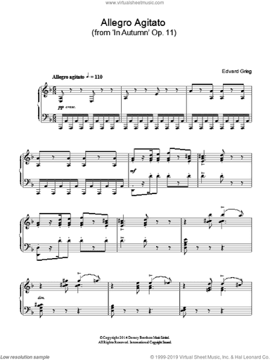 Allegro Agitato (from 'In Autumn' Op. 11)