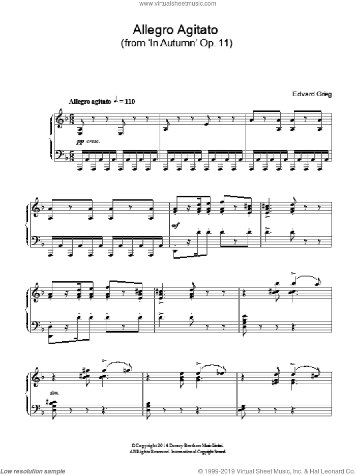 Allegro Agitato (from 'In Autumn' Op. 11)