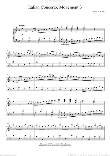 Italian Concerto (3rd Movement)