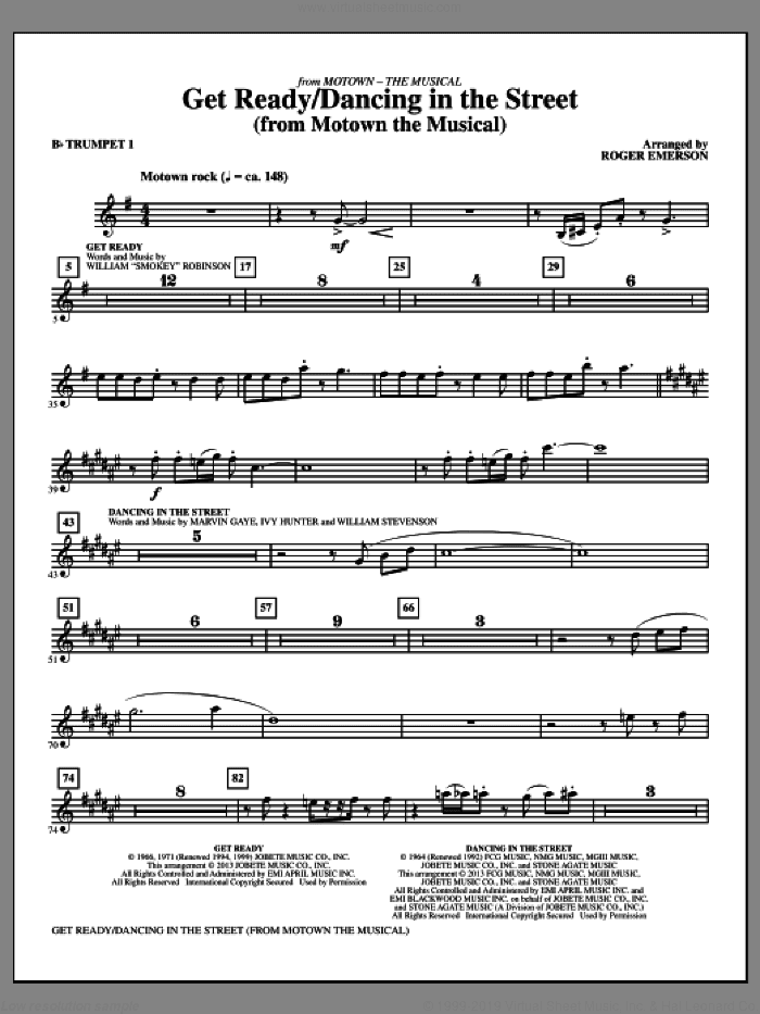 Get Ready/Dancing In The Street (complete set of parts)