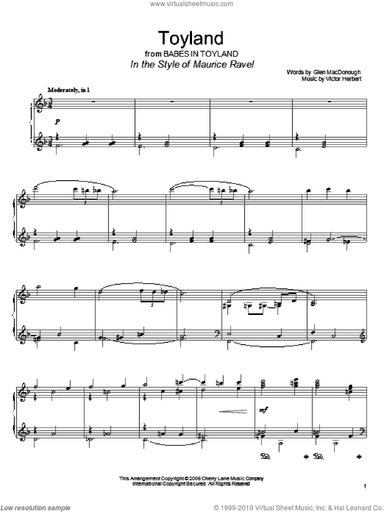 Toyland (in the style of Maurice Ravel) (arr. David Pearl)