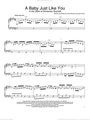 A Baby Just Like You (in the style of Scarlatti) (arr. David Pearl)