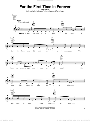 For The First Time In Forever (from Frozen)