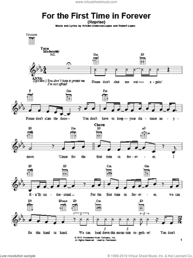 For The First Time In Forever (Reprise) (from Frozen)