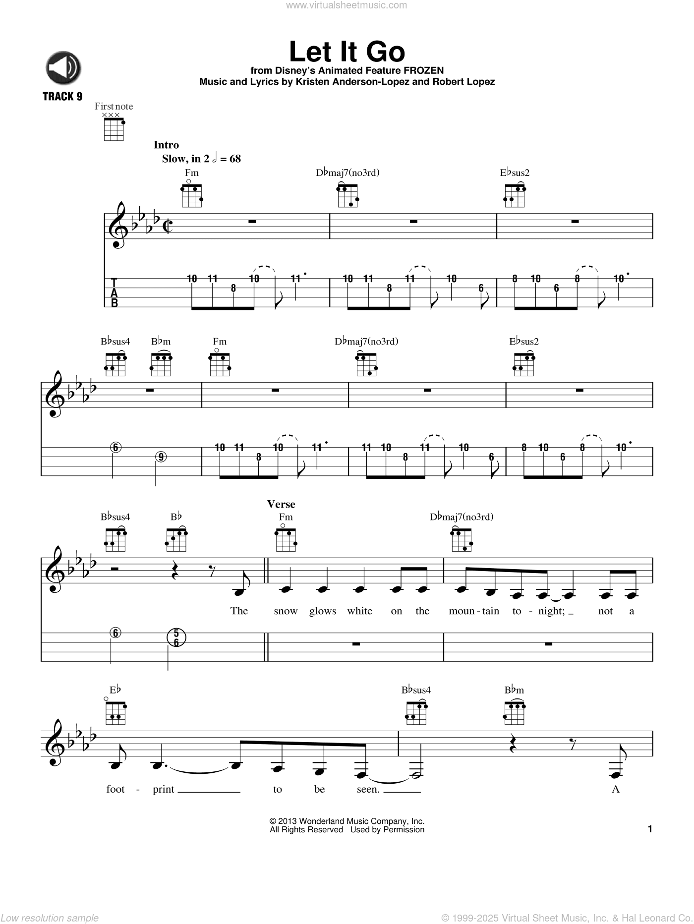 Let It Go (from Frozen)
