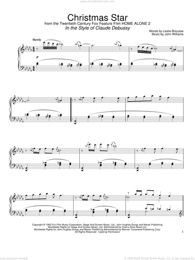 Christmas Star (from Home Alone 2) (in the style of Debussy) (arr. David Pearl)