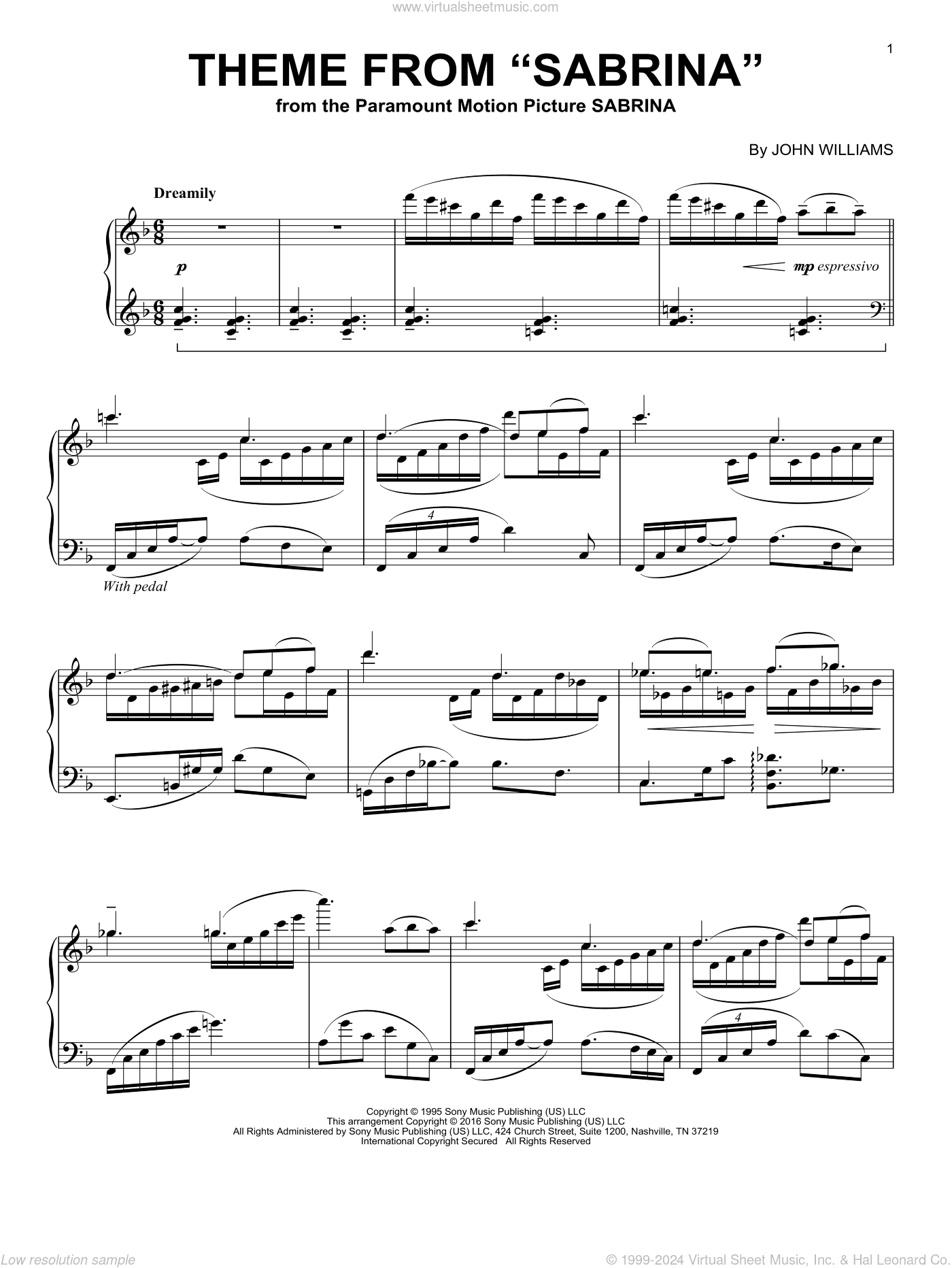Theme From "Sabrina"