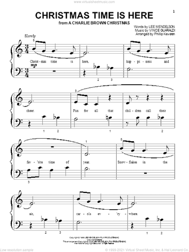 Christmas Time Is Here (arr. Phillip Keveren)