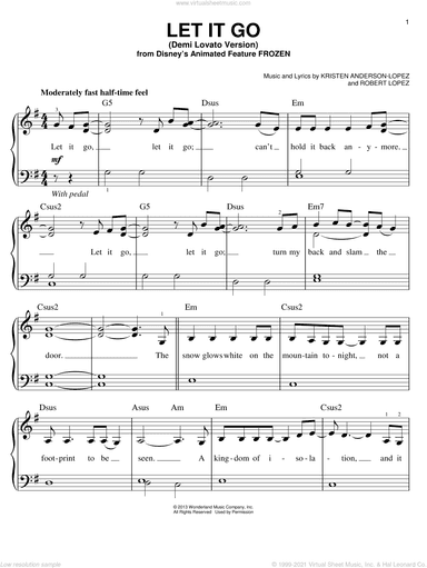 Let It Go (from Frozen) (Demi Lovato version)