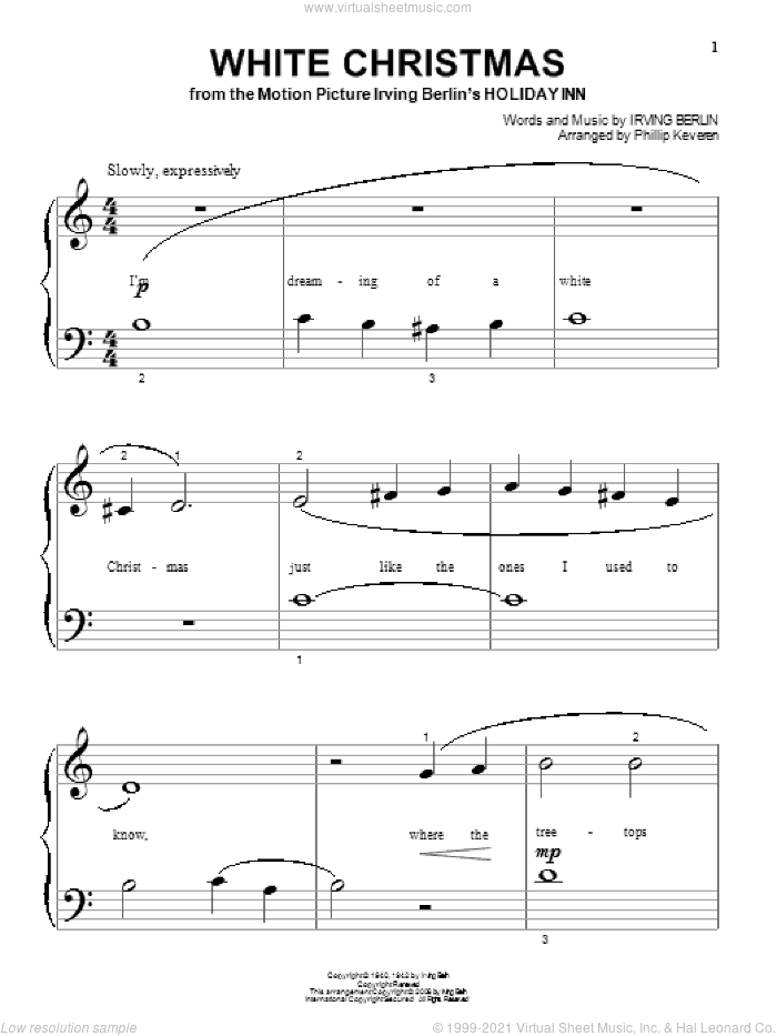 White Christmas (arr. Phillip Keveren)